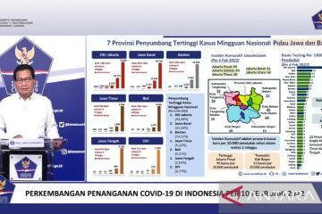 Satgas: DKI sumbang kasus COVID-19 tertinggi mingguan nasional