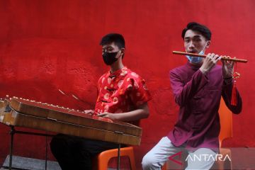 Pertunjukan musik tradisional Tionghoa Pontianak