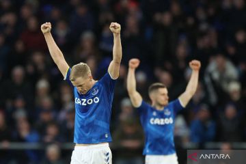 Everton raih kemenangan atas Leeds United, Brighton kalahkan Watford