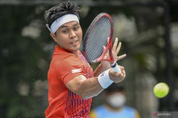 Rifky Fitriadi juara tunggal putra Mandiri Tennis Open 2022