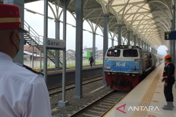 Jalur kereta Stasiun Garut-Cibatu diuji coba sebelum resmi beroperasi
