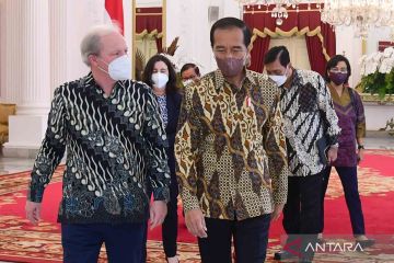 Presiden Joko Widodo menerima kunjungan kehormatan pimpinan Bank Dunia