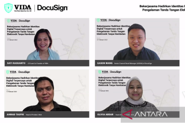 VIDA-DocuSign kuatkan layanan tanda tangan elektronik di Tanah Air