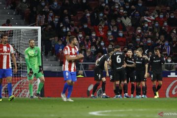 Atletico Madrid telan kekalahan 0-1 saat melawan Levante