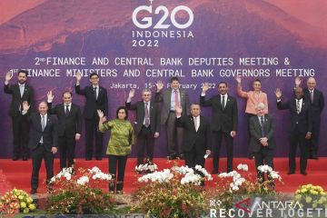 Family Photo Pertemuan Tingkat Menteri Keuangan dan Gubernur Bank Sentral G20