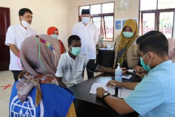 Puluhan imigran Rohingya Lhokseumawe jalani vaksinasi dosis kedua
