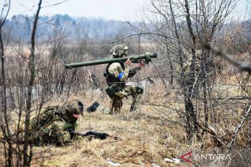 Pasukan Penyerang Udara Ukraina latih taktik perang hadapi musuh