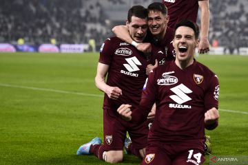 Gol Andrea Belotti bawa Torino paksa Juventus bermain imbang 1-1