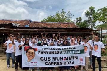 Sukarelawan Gaspoll se-Banyumas dukung Muhaimin maju sebagai capres