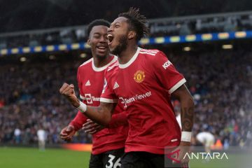 Liga Inggris: Manchester United kalahkan Leeds United 4-2