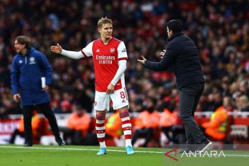 Arteta tebar kode Martin Odegaard berpeluang jadi kapten Arsenal