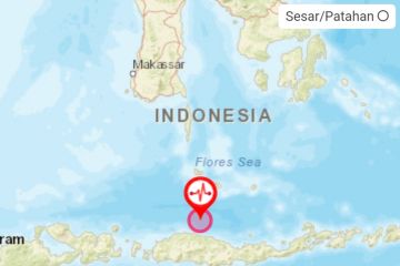 Ruteng NTT diguncang tiga kali gempa