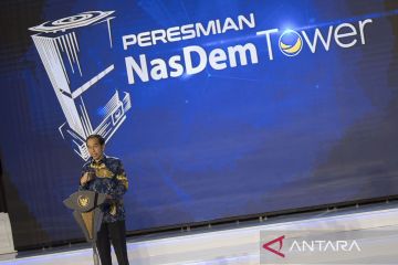 Presiden Joko Widodo hadiri peresmian Nasdem Tower