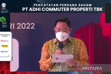 Adhi Commuter Properti resmi catatkan saham perdana di BEI