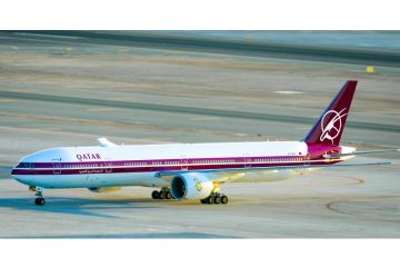 Pesawat retro unik rayakan 25 tahun Qatar Airways