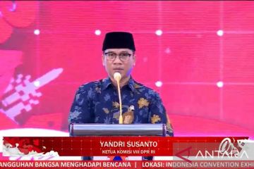 Komisi VIII DPR dukung penguatan BNPB lindungi masyarakat dari bencana