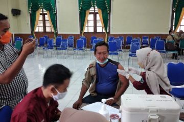 BIN Daerah Sumsel berikan vaksin penguat untuk pegawai Pemkab OKU