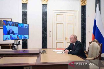 Putin pimpin rapat virtual dengan Dewan Keamanan Rusia