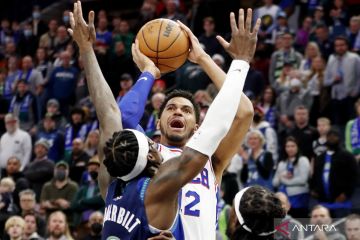 NBA : Philadelphia 76ers menang atas Minnesota Timberwolves 133-102