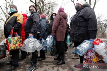 Krisis air minum landa Kota Donetsk, Ukraina