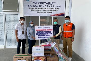 PT Jamkrindo salurkan bantuan untuk korban gempa Sumbar