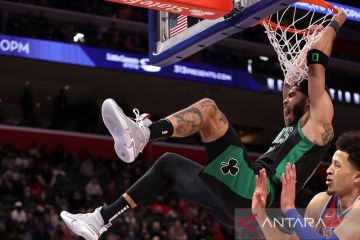 Dominasi kuarter keempat, Celtics bekuk Pistons 113-104