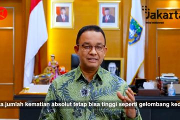 Gelombang ketiga COVID-19, Anies minta warga Jakarta tak perlu panik