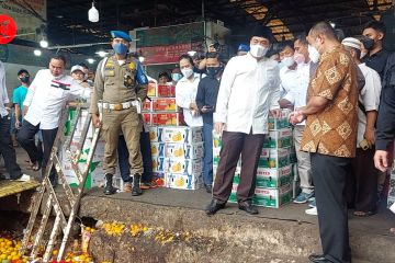 Wagub DKI cek kesiapan revitalisasi Pasar Induk Kramat Jati