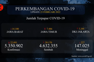 Jawa Barat sumbang kasus harian COVID-19 terbanyak