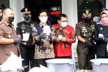 Kejari Solo musnahkan barang bukti sabu senilai Rp3,7 miliar