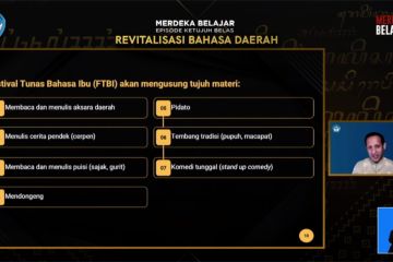 Kemendikbudristek luncurkan program revitalisasi bahasa daerah