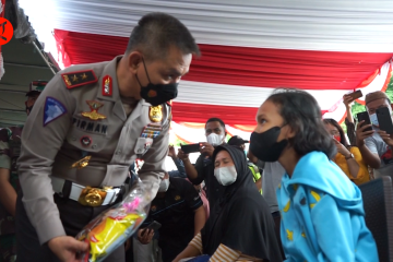 Kepala Korlantas Polri tinjau vaksinasi COVID-19 di Kota Gorontalo