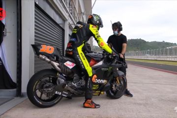 Luca Marini tercepat pada hari kedua tes MotoGP Mandalika