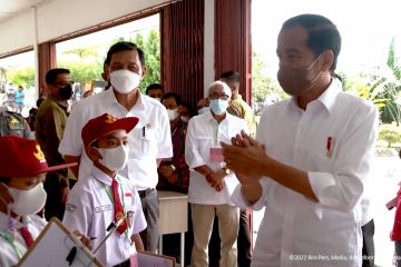 Presiden kunjungi para siswa berkemampuan matematika di Sumut