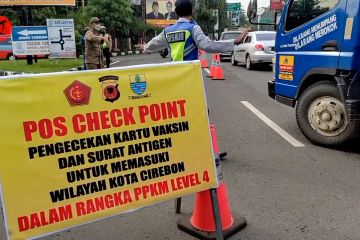Masuk Kota Cirebon wajib punya kartu vaksin COVID-19