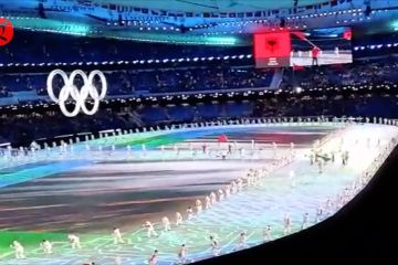 Menyaksikan kemeriahan pembukaan Olimpiade Beijing 2022