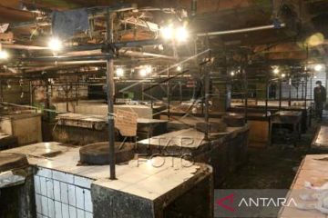 Aksi Mogok Jualan Pedagang Daging Sapi