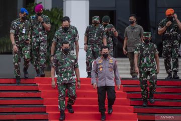 Rapat pimpinan TNI - Polri 2022