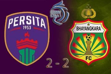 Bhayangkara FC dipaksa bermain imbang kontra Persita