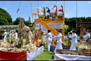 Upacara Tawur Kesanga di Denpasar