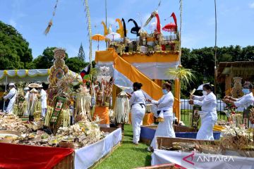 Jelang Menyepikan diri, Umat Hindu gelar prosesi Upacara Tawur Agung Kesanga