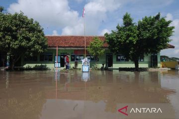 Banjir merendam sekolah di Klaten