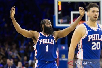 Bulan madu James Harden berlanjut, Sixers bekuk Cavaliers 125-119