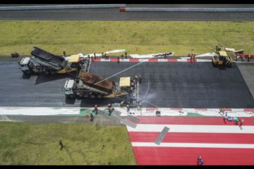 Sirkuit Mandalika diaspal ulang