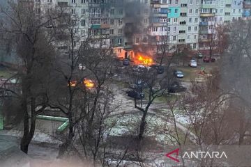 Ukraina tuduh pasukan Rusia tembak iring-iringan kendaraan pengungsi