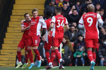 Arsenal menang 3-2 di kandang Watford untuk duduki empat besar