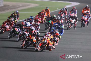 Enea Bastianini juara balapan perdana MotoGP 2022 di Losail Qatar