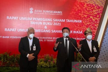 Bank Sumsel Babel targetkan laba tumbuh 9 persen tahun 2022