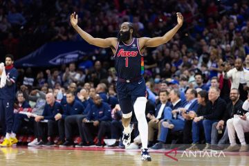 James Harden kembali dihujani pujian selepas Sixers jinakkan Bulls