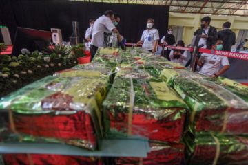 BNN gagalkan peredaran ratusan kilogram sabu-sabu